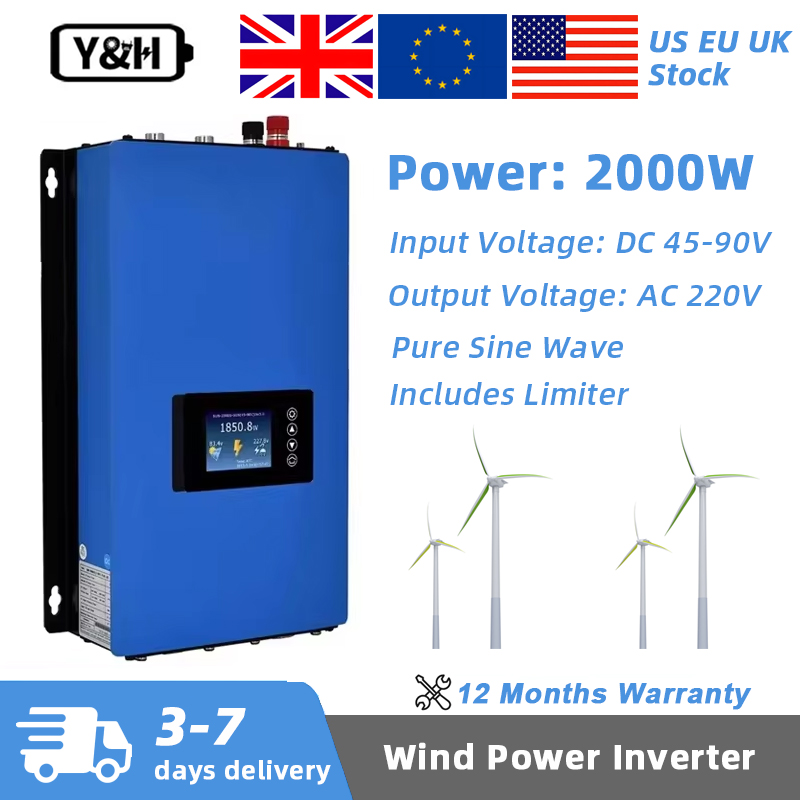 Grid Tie Inverter Limiter 2000W - Y&H 2000W MPPT Windenergie On Grid