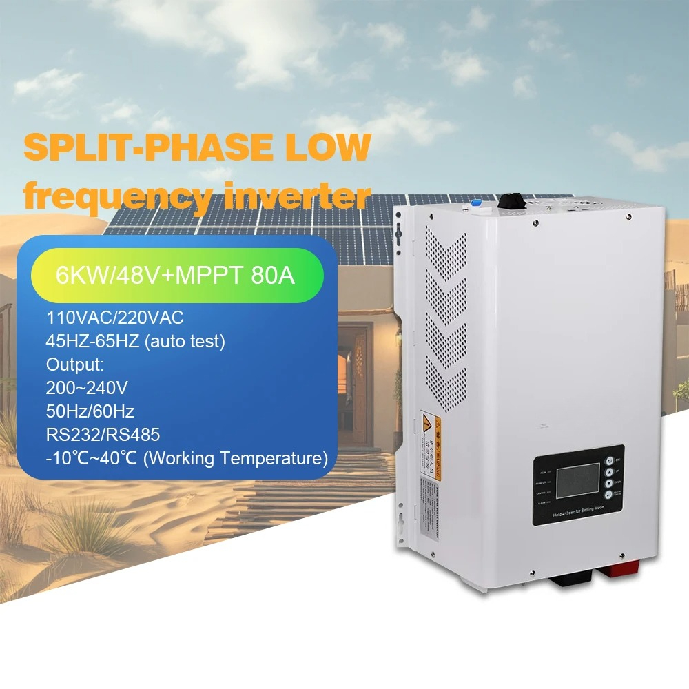 Off Grid Solar Inverter 48V 6000W - 6000W Zuivere Sinusgolf Solar Inverter 48V
