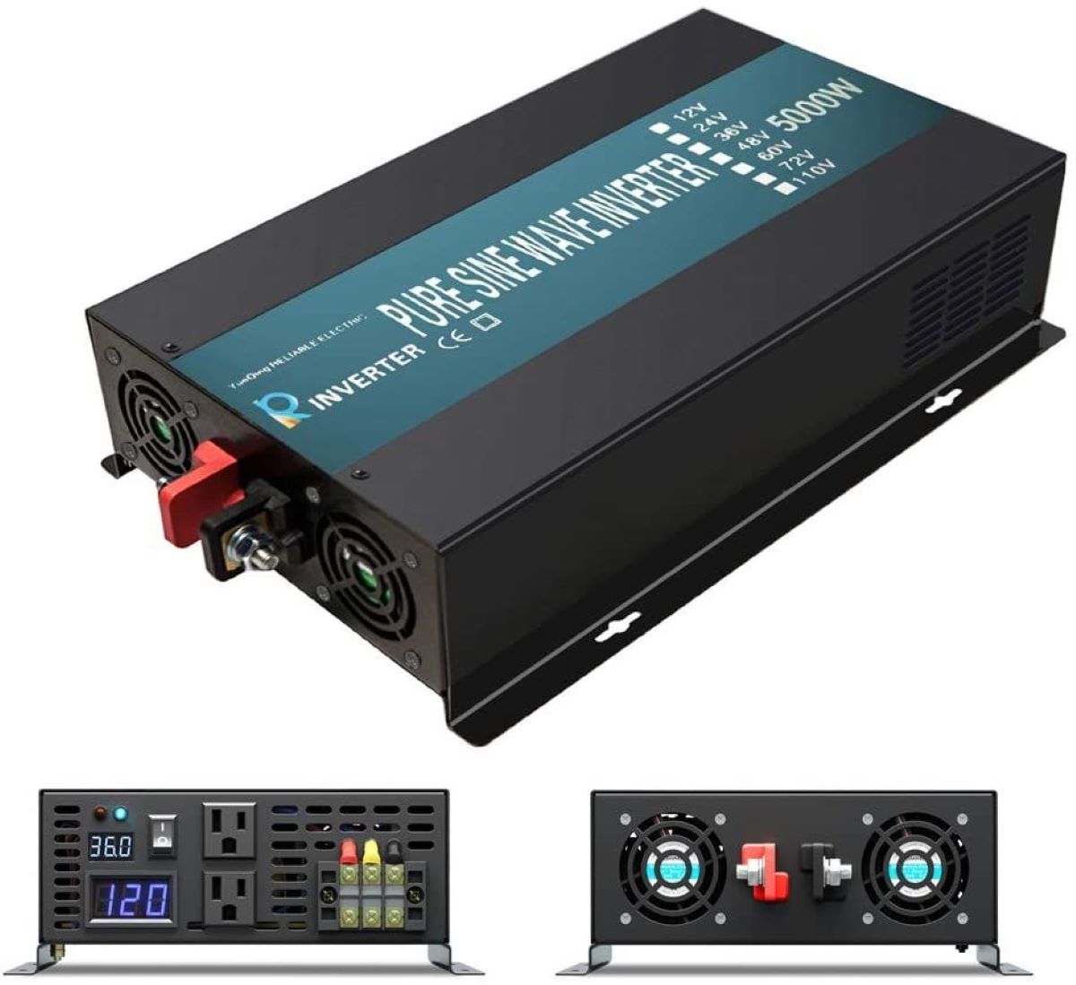 Off Grid Zuivere Sinus Zonne-e - Pure Sine Wave Inverter 5000W 48V 220V recensie en prijs