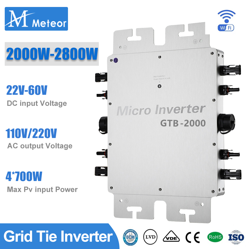 2000W 2400W 2800W Micro-Omvorm - Grid Tie Inverter Limiter 2000W recensie en prijs
