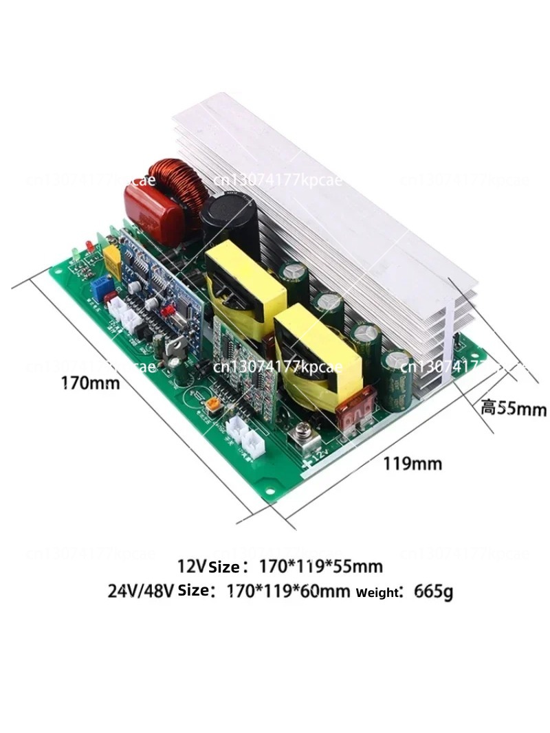 750W 1000W Zuivere Sinus Inver - Pure Sine Wave Inverter Board 24V 48V recensie en prijs