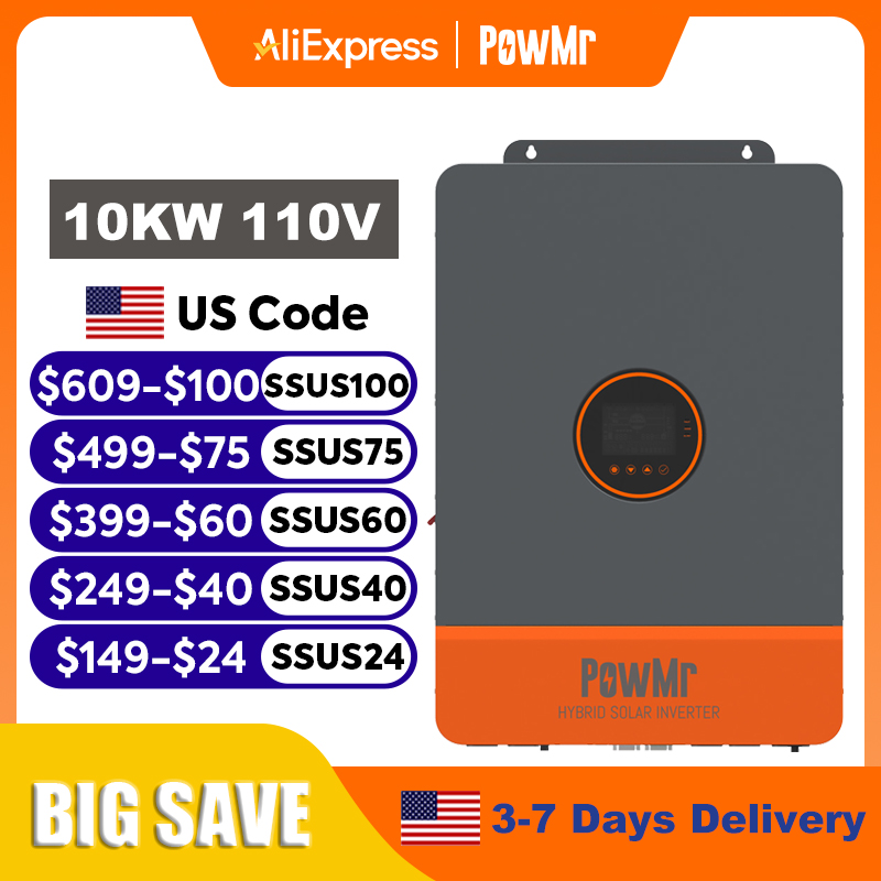 PowMr 16KW 10KW Split-Phase Om - Split Phase Inverter 10Kw 110V 220V recensie en prijs