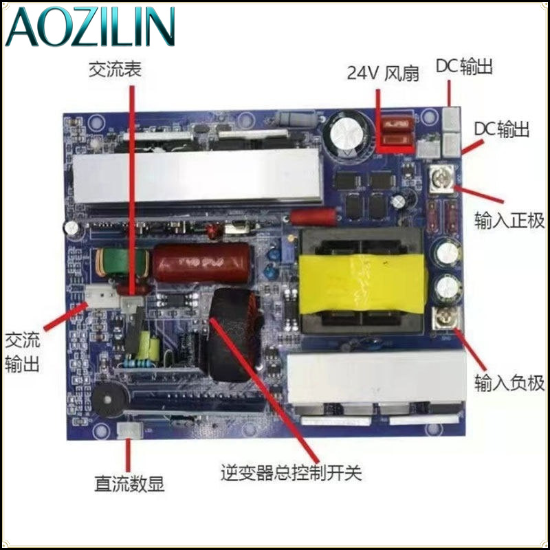 AOZILIN Pure Sinus Inverter Mo - Pure Sine Wave Inverter Board 24V 48V recensie en prijs