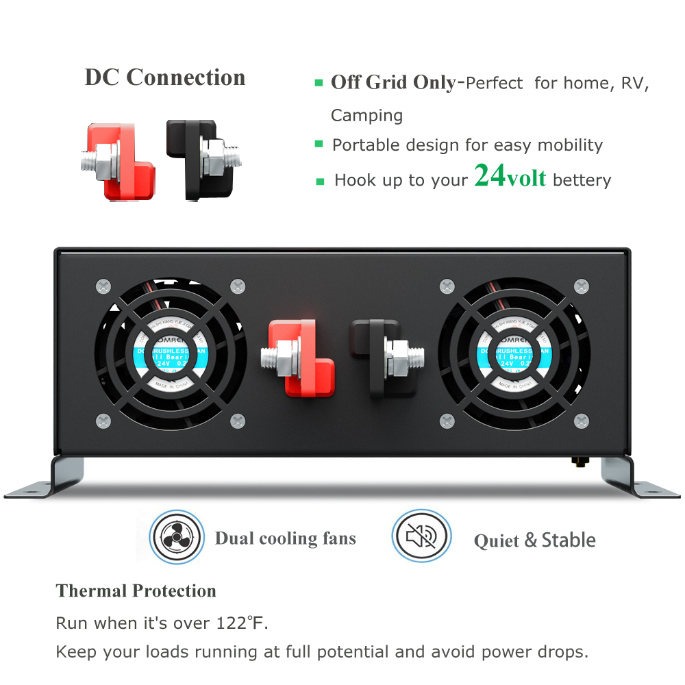 Betrouwbare 5000W Bedrade Cont - Pure Sine Wave Inverter 5000W 48V 220V recensie en prijs