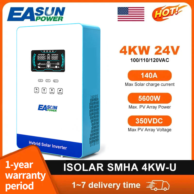 EASUN POWER 4000W Hybride Omvo - Grid Tie Inverter Limiter 2000W recensie en prijs